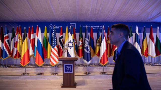 בית הנשיא נערך לפורום השואה הבינ"ל (צילום: הדס פרוש, פלאש 90)