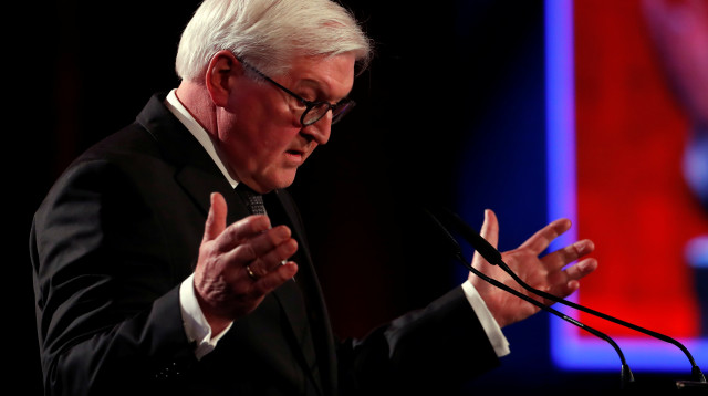 פרנק וולטר שטיינמאייר (צילום: REUTERS/Ronen Zvulun)