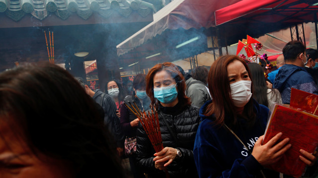בהלת הקורונה בסין (צילום: רויטרס)
