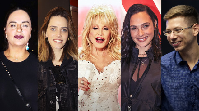 יאיר נתניהו, גל גדות, דולי פרטון, דולי פרטון, אופירה אסייג (צילום: גילי יערי, פלאש 90,שוקה כהן,Kevin Winter, getty images,רפי דלויה,אמיר מאירי)