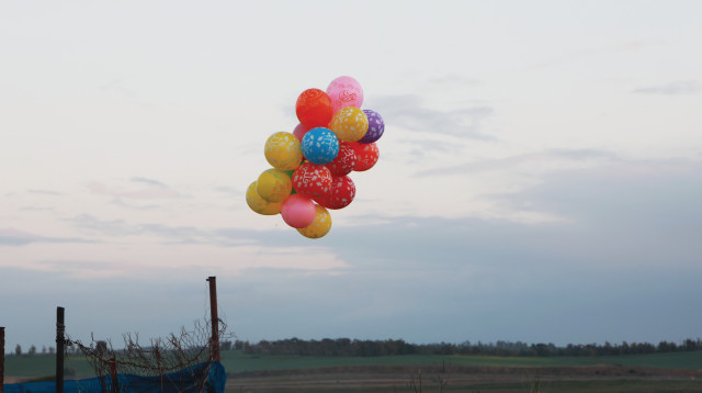 בלוני נפץ (צילום: פלאש 90)