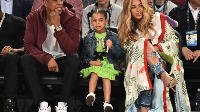 ביונסה, ג'יי זי, בלו אייבי (צילום: Theo Wargo \ Getty Images)