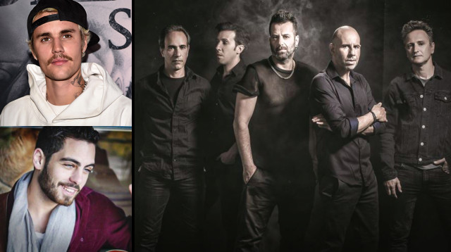 רוקפור, ג'סטין ביבר, עומר נצר (צילום: אליה מלניקוב, יח"צ,יסמין דר, Alberto E. Rodriguez \ Getty Images)