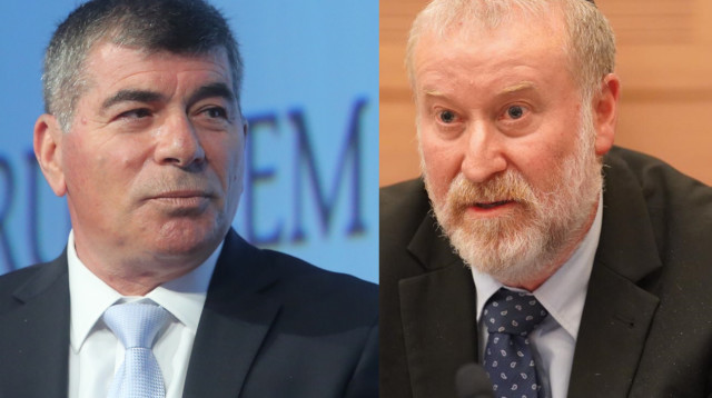 אביחי מנדלבליט, גבי אשכנזי (צילום: דוברות הכנסת,מרק ישראל סלם)