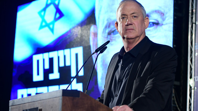 בני גנץ (צילום: אבשלום ששוני)