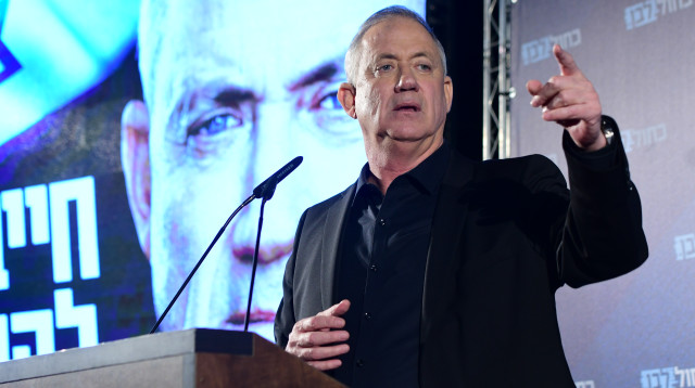 בני גנץ (צילום: אבשלום ששוני)