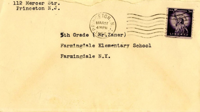 המכתב של אלברט איינשטיין  (צילום: בית המכירות ווינר׳ס/winner’s)