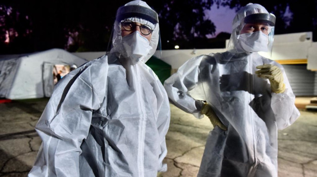 מתקן הבידוד בבית החולים שיבא (צילום: אבשלום ששוני)