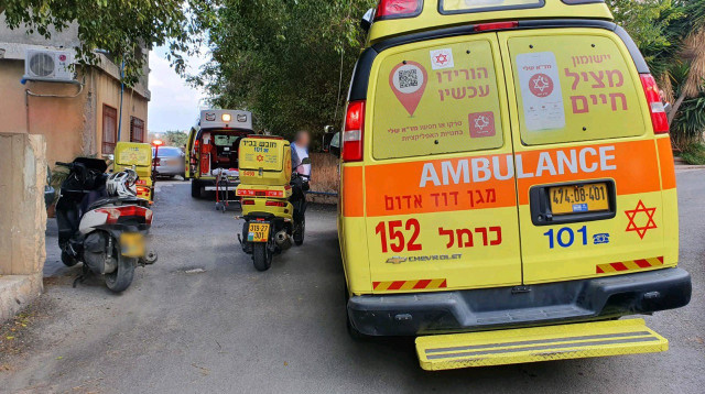 אירוע דקירה באעבלין (צילום: דוברות מד"א)