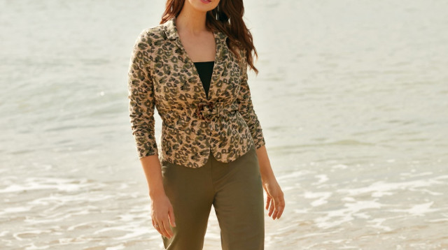  מרינה מקסימיליאן בלומין בקמפיין לקרייזי ליין (צילום: דודי חסון)