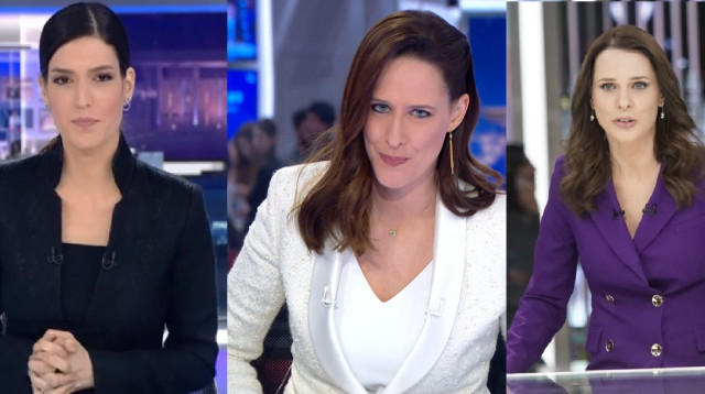 תמר איש שלום, יונית לוי, דוריה למפל (צילום: רפי דלויה,באדיבות כאן 11,באדיבות חדשות 13,באדיבות חדשות 12)