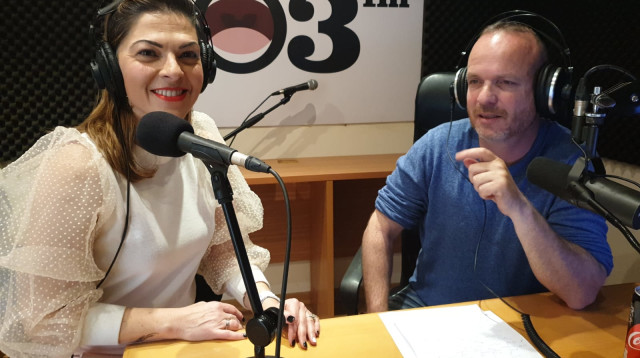 טל לב רם, עו"ד הולי שוורץ (צילום: 103FM)
