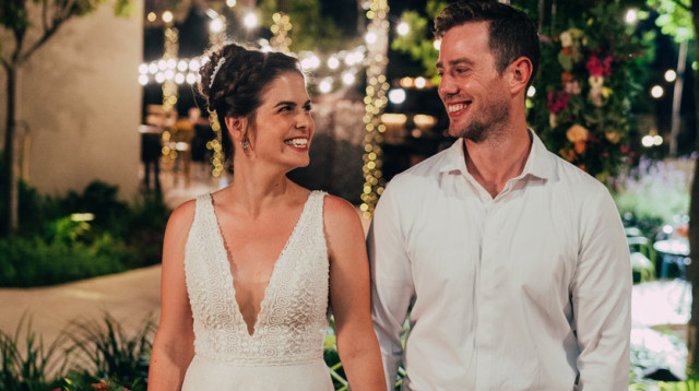חתונה ממבט ראשון, דנית לבנת, אמיר זהבי (צילום: לירון סער)