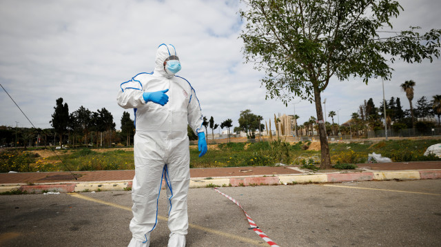 קורונה בישראל (צילום: REUTERS/Amir Cohen)