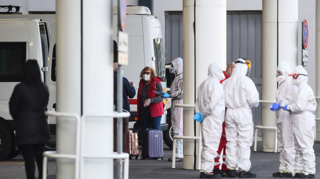 קורונה באיטליה (צילום: REUTERS/Massimo Pinca)
