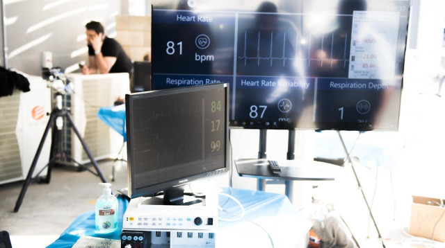 מערכת מכ"מ לניטור חולי קורונה (צילום: דוברות משרד הביטחון)