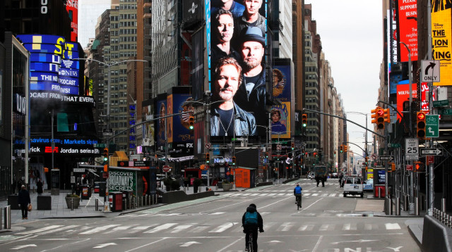 קורונה בארצות הברית (למצולם אין קשר לנאמר בכתבה) (צילום: Reuters/BRENDAN MCDERMID)