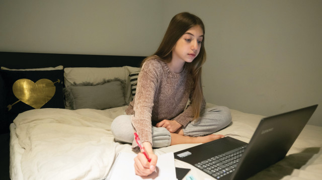 למידה מרחוק (צילום: חן לאופולד, פלאש 90)