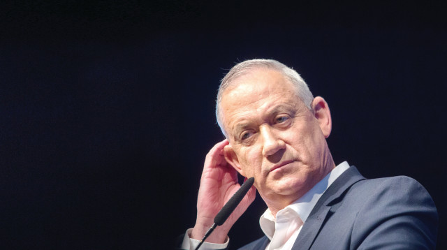 בני גנץ (צילום: מרים אלסטר, פלאש 90)