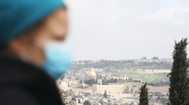 ארמון הנציב לכיוון הר הבית (צילום: מרק ישראל סלם)