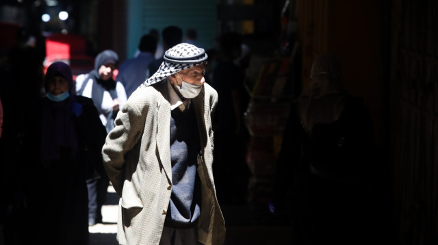 קורונה: השוק במזרח ירושלים (צילום: מרק ישראל סלם)