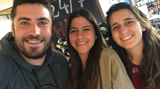 עמית נעים, שרה טרודי ועדי זר (צילום: באדיבות הרשות לשירות לאומי אזרחי)