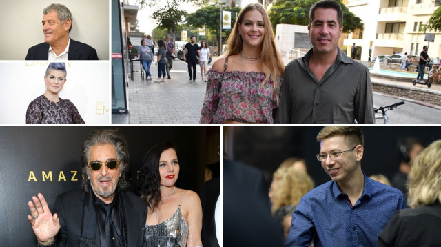 אסתי גינזבורג, עדי קייזמן, יאיר נתניהו, מיקי גנור, קלי אוסבורן, מיטל דוהן, אל פצ'ינו (צילום: פלאש 90,אביב חופי,אודי ציטיאט, הוק־גריפ, האתר של רון דרמון, נועם נאמן, רויטרס, JC Olivera/Getty images)