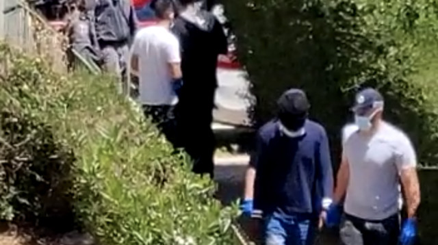 שחזור הרצח בחולון (צילום: יוני בהר)