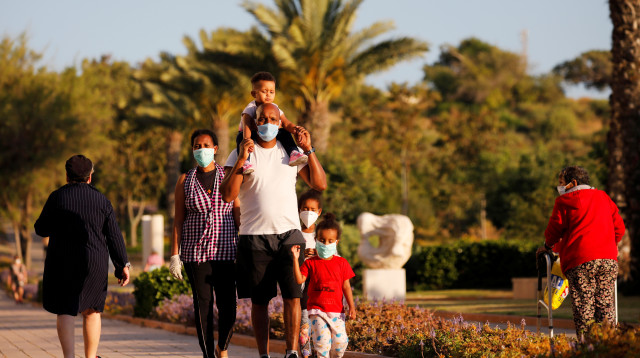 קורונה בישראל  (צילום: REUTERS/Amir Cohen)