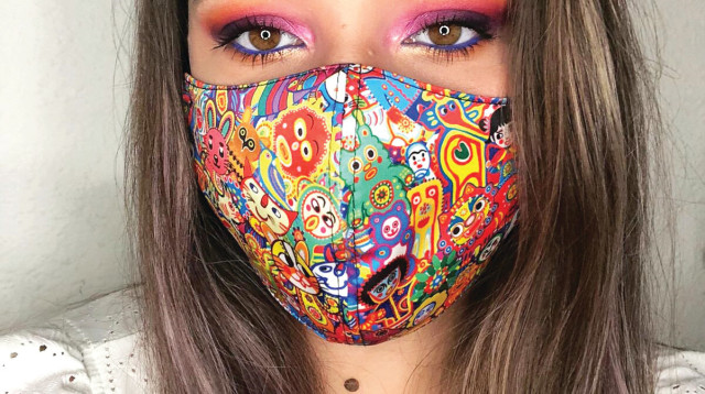 מתאפרים גם עם המסיכה. איפור: שרון גולדפרב לירין שחף (צילום: יח"צ)