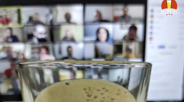  טעימת בירה ב- Zoom (צילום: יחצ)