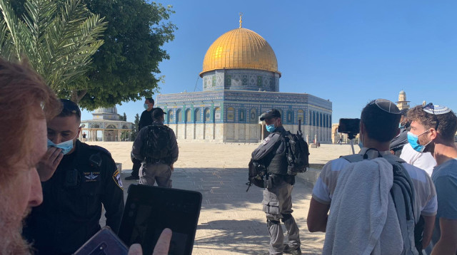 חודשה עלייה להר הבית (צילום: קרן שלום ירושלים)