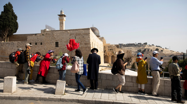 תיירים בירושלים (צילום: רויטרס / רונן זבולון)