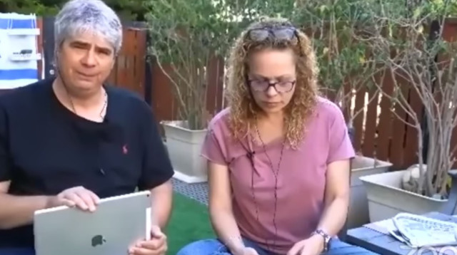 גיא מרוז ואורלי וילנאי, "אנחנו מהבית" (צילום: צילום מסך)