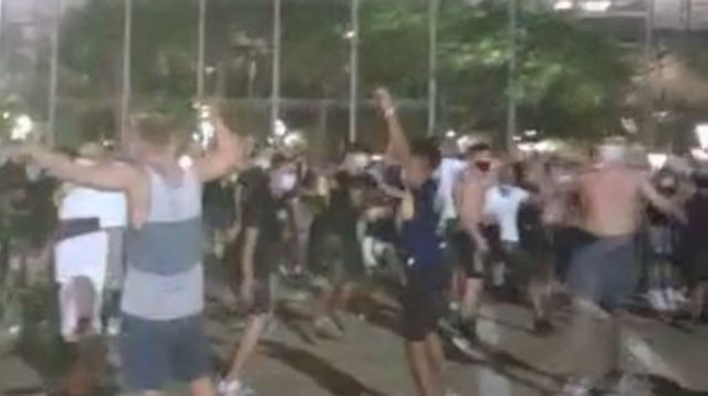 אוהדי מכבי תל אביב (צילום: פרטי)