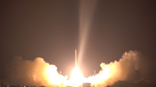 שיגור לוויין אופק 16 (צילום: אגף דוברות והסברה, משרד הביטחון)