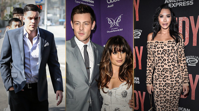 נאיה ריברה, ליאה מישל וקורי מונטית', מארק סלינג (צילום: Steve Granitz / gettyimages,Jason LaVeris / gettyimages,Frederick M. Brown / gettyimages)