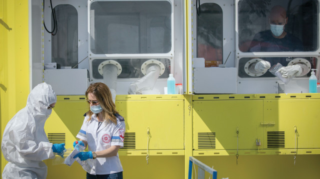 קורונה בישראל (צילום: יונתן זינדל, פלאש 90)