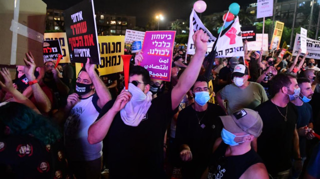 הפגנת העצמאים - כיכר רבין (צילום: אבשלום ששוני)