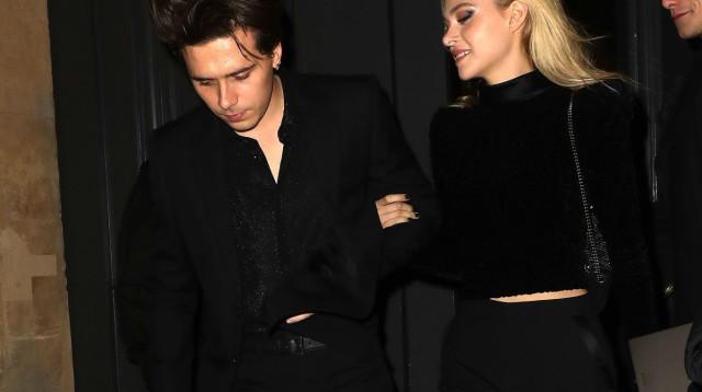 ברוקלין בקהאם, ניקול פלץ (צילום: Pierre Suu/GC Images)