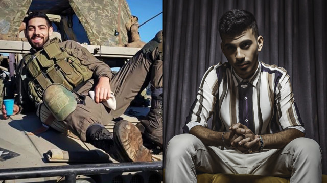 אבי אבורומי, עמית בן יגאל ז"ל (צילום: דובר צה"ל,אהוד שגב)