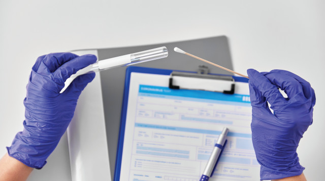 בדיקת קורונה (צילום: אינגאימג')