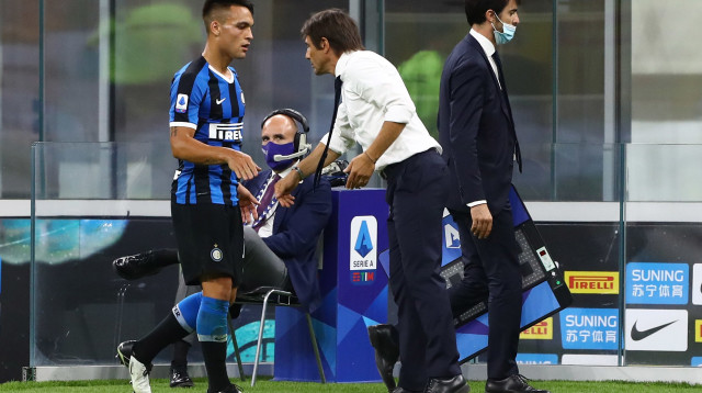 לאוטרו עם קונטה. הכוכב שוב זרח (צילום: Marco Luzzani/Getty Images)