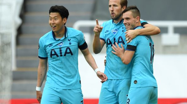 הארי קיין, ג’ובאני לו צ’לסו, יונג מין סון (צילום: FORSTER/POOL/AFP via Getty Images)