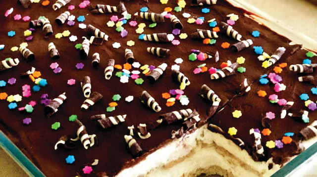 עוגת ביסקוויטים (צילום: פסקל פרץ-רובין)