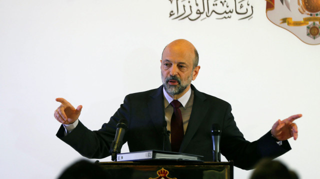 עומאר רזאז, ראש ממשלת ירדן (צילום: REUTERS/Muhammad Hamed)