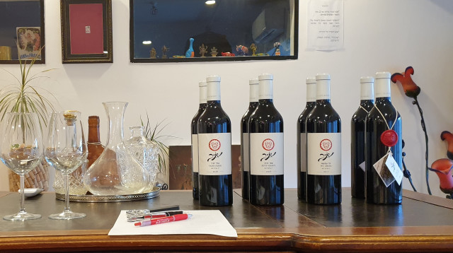 טעימת יינות יתיר, מרכז 'איש הענבים'  (צילום: מירה איתן)
