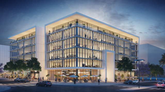 כך יראה בניין המשרדים החדש בפארק העסקים בעומר (צילום: 3 division)