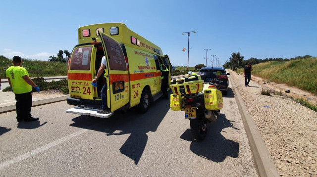 אמבולנס מד"א ביום ניידת טיפול נמרץ נט"ן (צילום: תיעוד מבצעי מד"א)