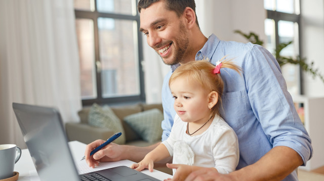 עבודה מהבית (צילום: אילוסטרציה: אינג אימג')